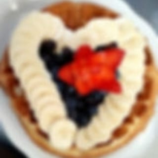 Belgian Waffle with Fruit