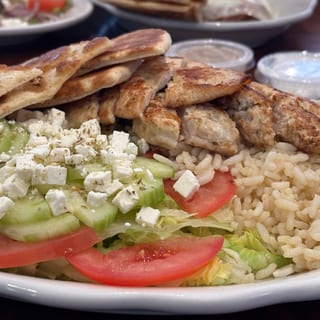 Chicken Ka-bob Platter